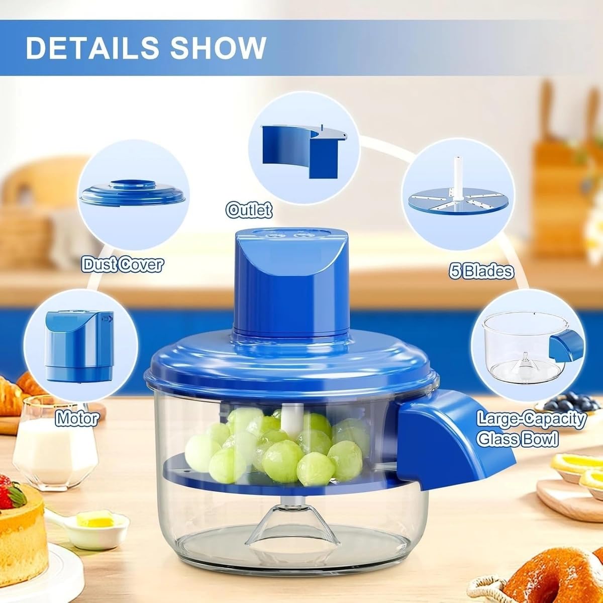 Wireless Electric Garlic Chopper